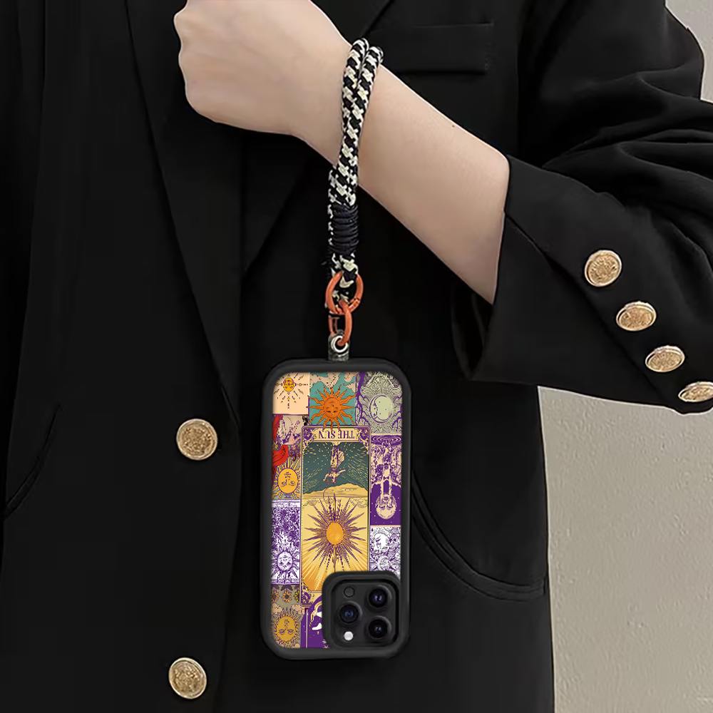 Vintage Sun Tarot Cards Strap  - Matte Pc Case review and price